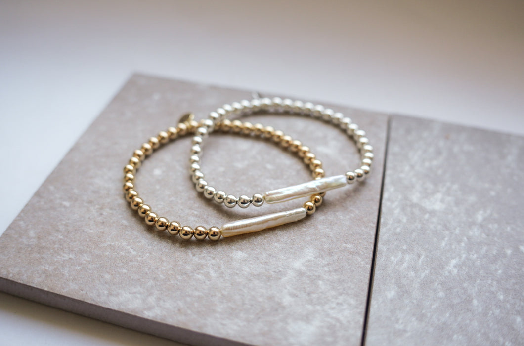 Raise the Bar - Pearl Bracelet